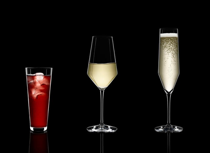 Avanti crystal stemware. Design Lena Bergström.