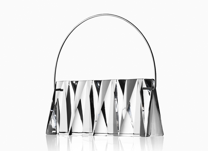 Handbag Kristina in solid crystal by Lena Bergström