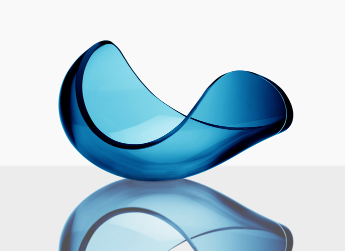Planets crystal bowls by Lena Bergström Design